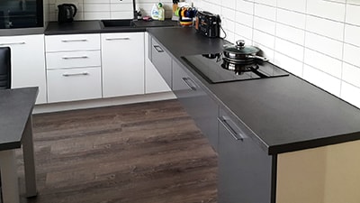 Мебель для кухни из ламинированных древесностружечных панелей (ЛДСП) - #205